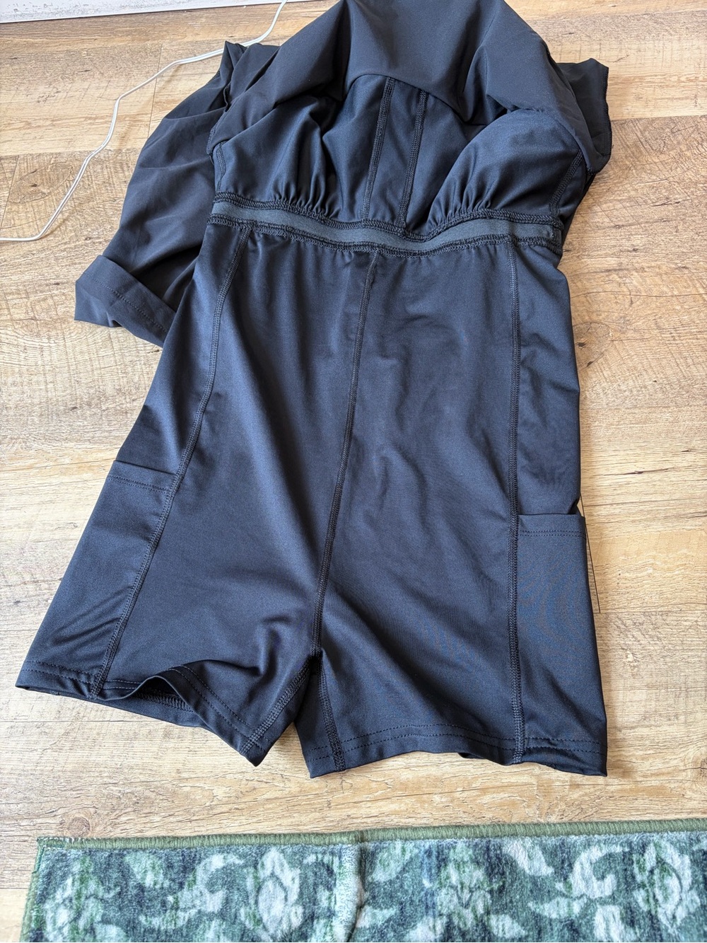 All in Motion Black Flex Athletic Workout Dress with Built in Romper - Picture 4 of 7